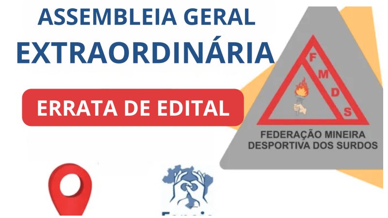 Assembleia Geral Extraordinária – Errata de Edital (30 de agosto de 2025)