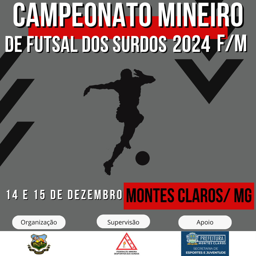 Campeonato Mineiro de Futsal dos Surdos 2024 F/M