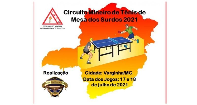 Circuito Mineiro de Tênis de Mesa dos Surdos FMDS 2021