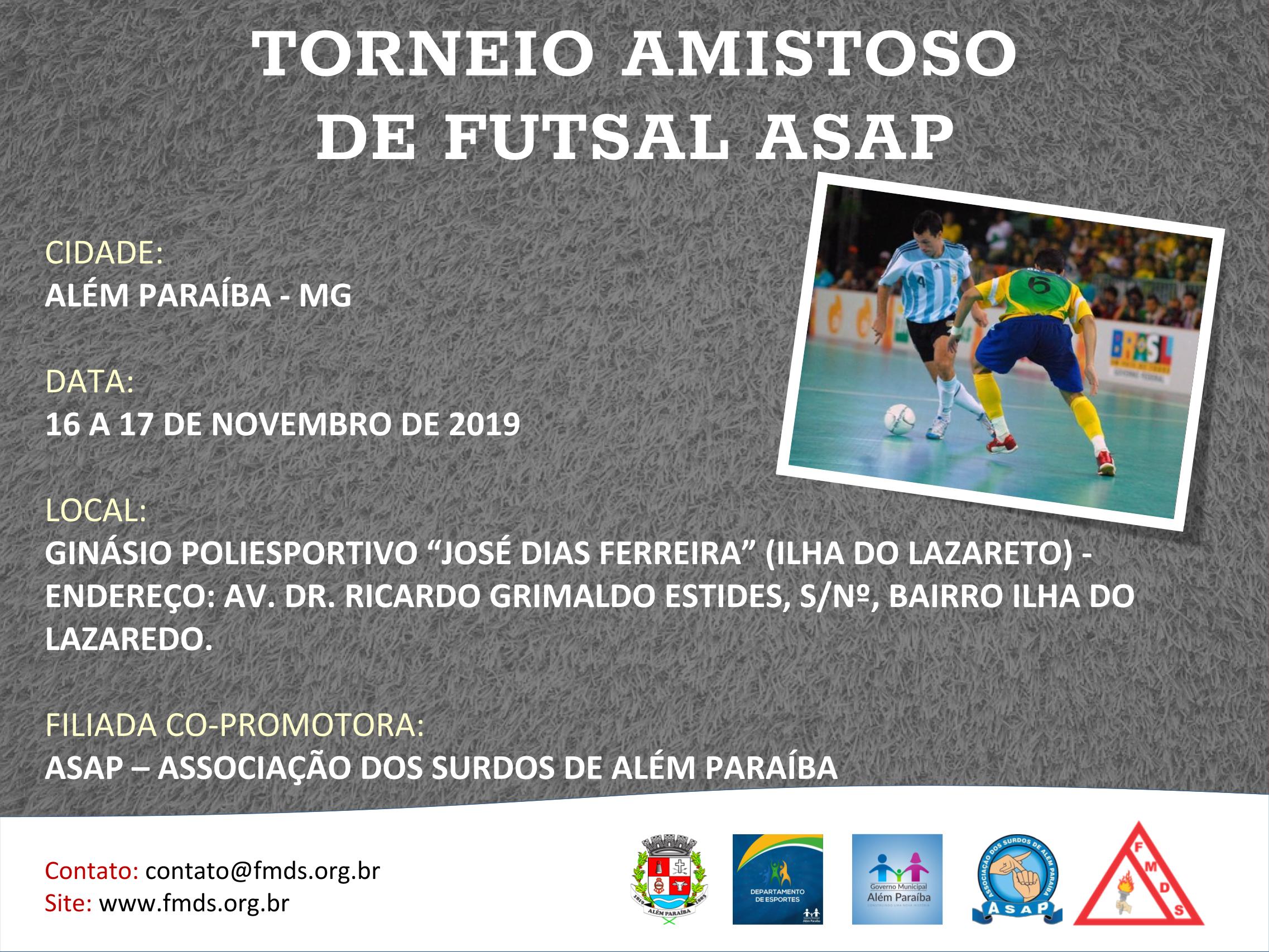 Torneio Amistoso de Futsal ASAP